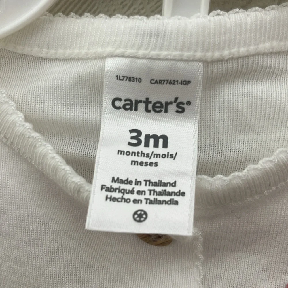 🆕 CARTERS 3 Month Girls Set NWT